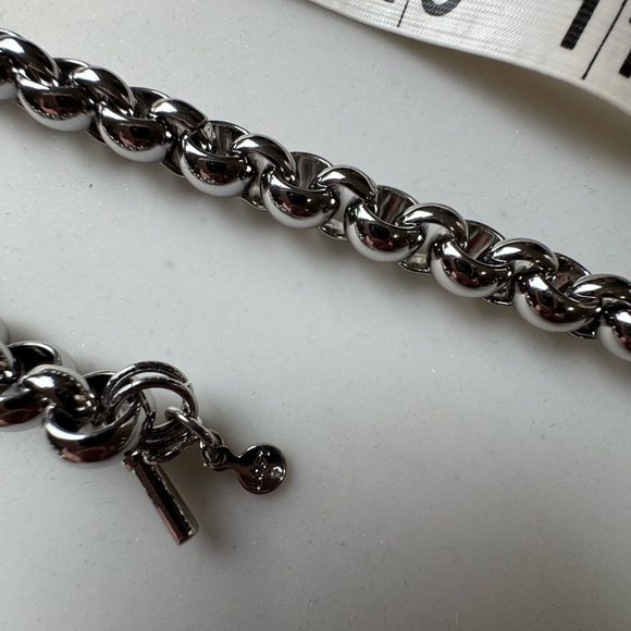 LOFT Polished Silver Chain Necklace NWOT - Picture 3 of 6